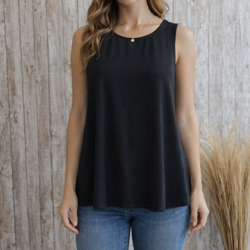 G By Guess Black Sleeveless Top Size S